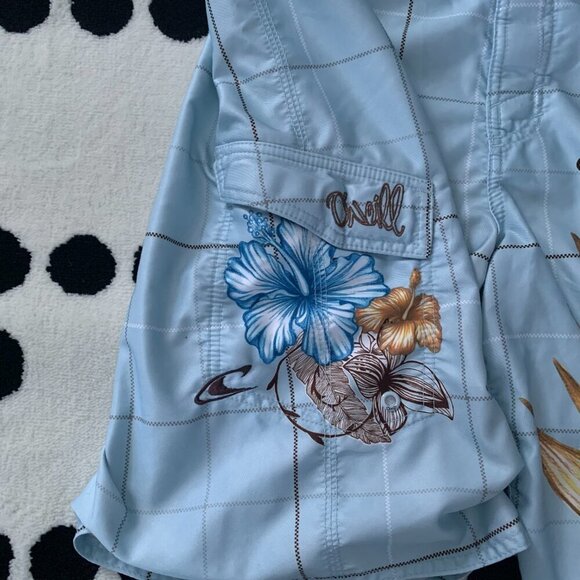 O'Neill Tropical Polynesian Print Board Shorts - Picture 3 of 11